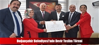 Doğanşehir Belediyesi'nde Devir Teslim Töreni