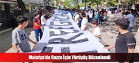 Malatya'da Gazze İçin Yürüyüş Düzenlendi