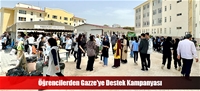 Öğrencilerden Gazze'ye Destek Kampanyası