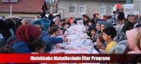 Melekbaba Mahallesinde İftar Programı