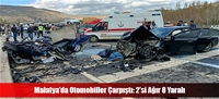 Malatya'da Otomobiller Çarpıştı: 2'si Ağır 8 Yaralı