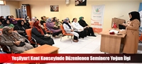 Yeşilyurt Kent Konseyinde Düzenlenen Seminere Yoğun İlgi