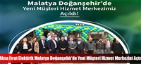 Aksa Fırat Elektirik Malatya Doğanşehir'de Yeni Müşteri Hizmet Merkezini Açtı