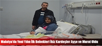 Malatya'da Yeni Yılın İlk Bebekleri İkiz Kardeşler Ayşe ve Murat Oldu