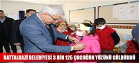 BATTALGAZİ BELEDİYESİ 3 BİN 125 ÇOCUĞUN YÜZÜNÜ GÜLDÜRDÜ