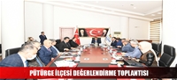 PÜTÜRGE İLÇESİ DEĞERLENDİRME TOPLANTISI