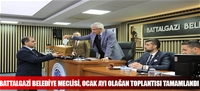 BATTALGAZİ BELEDİYE MECLİSİ, OCAK AYI OLAĞAN TOPLANTISI TAMAMLANDI