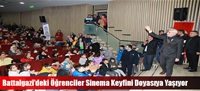 Battalgazi'deki Öğrenciler Sinema Keyfini Doyasıya Yaşıyor