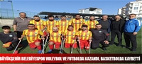 BÜYÜKŞEHİR BELEDİYESPOR VOLEYBOL VE FUTBOLDA KAZANDI, BASKETBOLDA KAYBETTİ