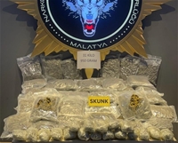 Malatya'da 31 Kilo 950 Gram Skunk Maddesi Ele Geçirildi