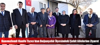 Hanımefendi Hanife Yazıcı'dan Doğanşehir İlçesindeki Şehit Ailelerine Ziyaret