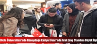 Dicle Üniversitesi'nde Güneydoğu Kariyer Fuarı'nda Fırat Edaş Standına Büyük İlgi