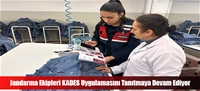 Jandarma Ekipleri KADES Uygulamasını Tanıtmaya Devam Ediyor