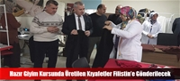 Hazır Giyim Kursunda Üretilen Kıyafetler Filistin'e Gönderilecek