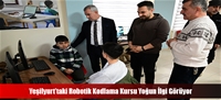 Yeşilyurt'taki Robotik Kodlama Kursu Yoğun İlgi Görüyor