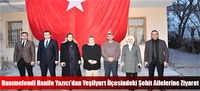 Hanımefendi Hanife Yazıcı'dan Yeşilyurt İlçesindeki Şehit Ailelerine Ziyaret