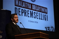 Prof. Dr. Mehmet Önal Malatya Dolayının Depremselliğini Anlattı