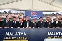 Malatya Yeni Adalet Sarayı'nın Temelleri Atıldı