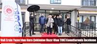 Vali Ersin Yazıcı'dan Kura Çekimine Hazır Olan TOKİ Konutlarında İnceleme