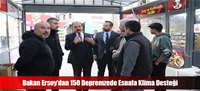 Bakan Ersoy'dan 150 Depremzede Esnafa Klima Desteği