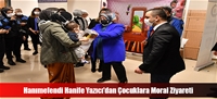 Hanımefendi Hanife Yazıcı'dan Çocuklara Moral Ziyareti