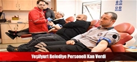 Yeşilyurt Belediye Personeli Kan Verdi