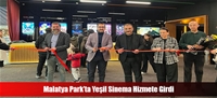 Malatya Park'ta Yeşil Sinema Hizmete Girdi