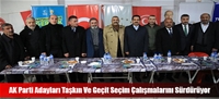 AK Parti Adayları Taşkın Ve Geçit Seçim Çalışmalarını Sürdürüyor