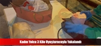 Kadın Yolcu 3 Kilo Uyuşturucuyla Yakalandı