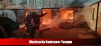 Malatya'da Konteyner Yangını