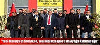 “Yeni Malatya'yı Kurarken, Yeni Malatyaspor'u da Ayağa Kaldıracağız”