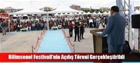 Bilimsenol Festivali'nin Açılış Töreni Gerçekleştirildi