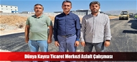 Dünya Kayısı Ticaret Merkezi Asfalt Çalışması