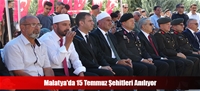 Malatya'da 15 Temmuz Şehitleri Anılıyor