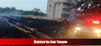 Malatya'da Anız Yangını