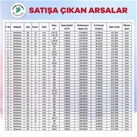 Yeşilyurt Belediyesi 106 Arsayı Satışa Çıkarıyor