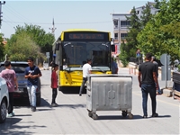 Malatyalılardan Büyükşehir Belediyesine Otobüs Tepkisi