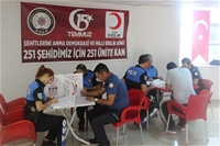 Malatya Polisinden 15 Temmuz Anısına Kan Bağışı