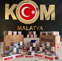 Malatya'da 74 Bin 400 Adet Kaçak Makaron Yakalandı