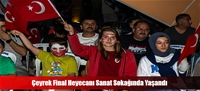 Çeyrek Final Heyecanı Sanat Sokağında Yaşandı