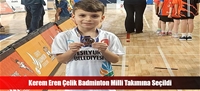 Kerem Eren Çelik Badminton Milli Takımına Seçildi