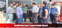 Keskin'den İşyeri Yanan Esnafa Ziyaret