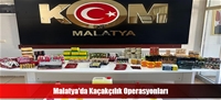 Malatya'da Kaçakçılık Operasyonları