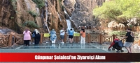 Günpınar Şelalesi'ne Ziyaretçi Akını