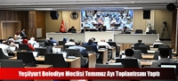 Yeşilyurt Belediye Meclisi Temmuz Ayı Toplantısını Yaptı