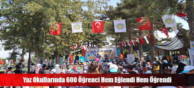 Yaz Okullarında 600 Öğrenci Hem Eğlendi Hem Öğrendi