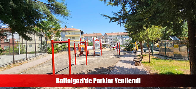 Battalgazi'de Parklar Yenilendi