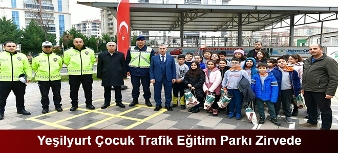 Yeşilyurt Çocuk Trafik Eğitim Parkı Zirvede