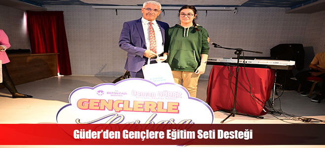 Güder’den Gençlere Eğitim Seti Desteği