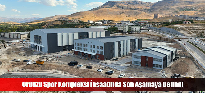 Orduzu Spor Kompleksi İnşaatında Son Aşamaya Gelindi